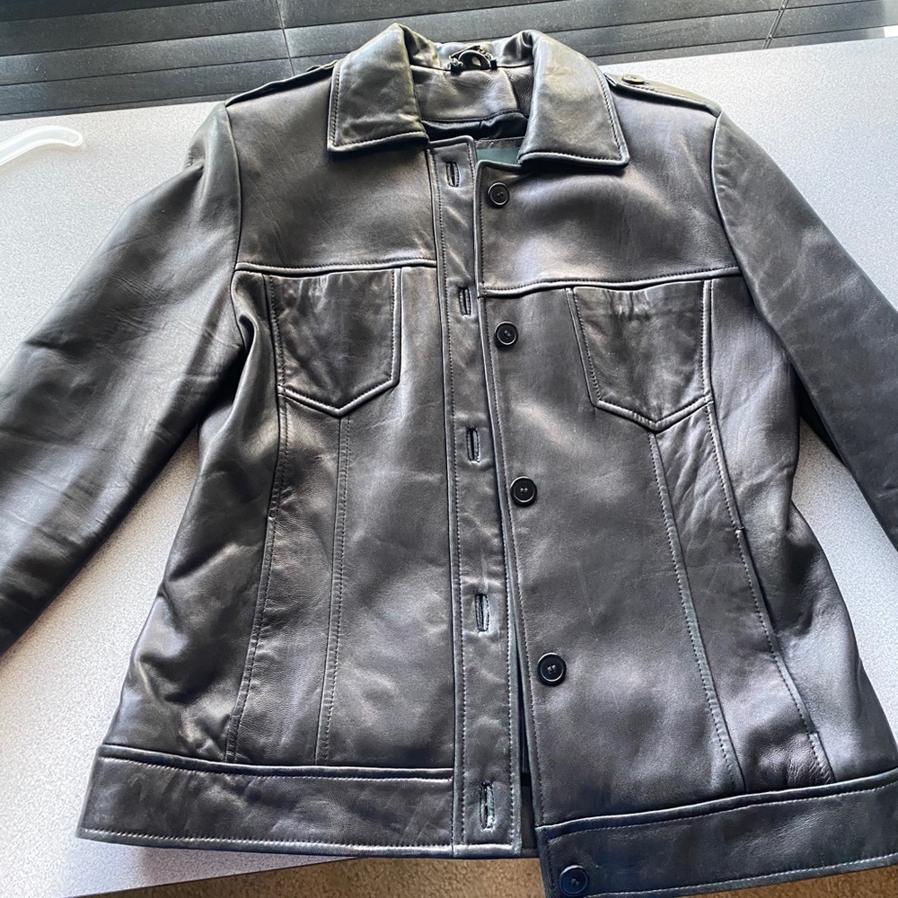 Leather women’s jacket